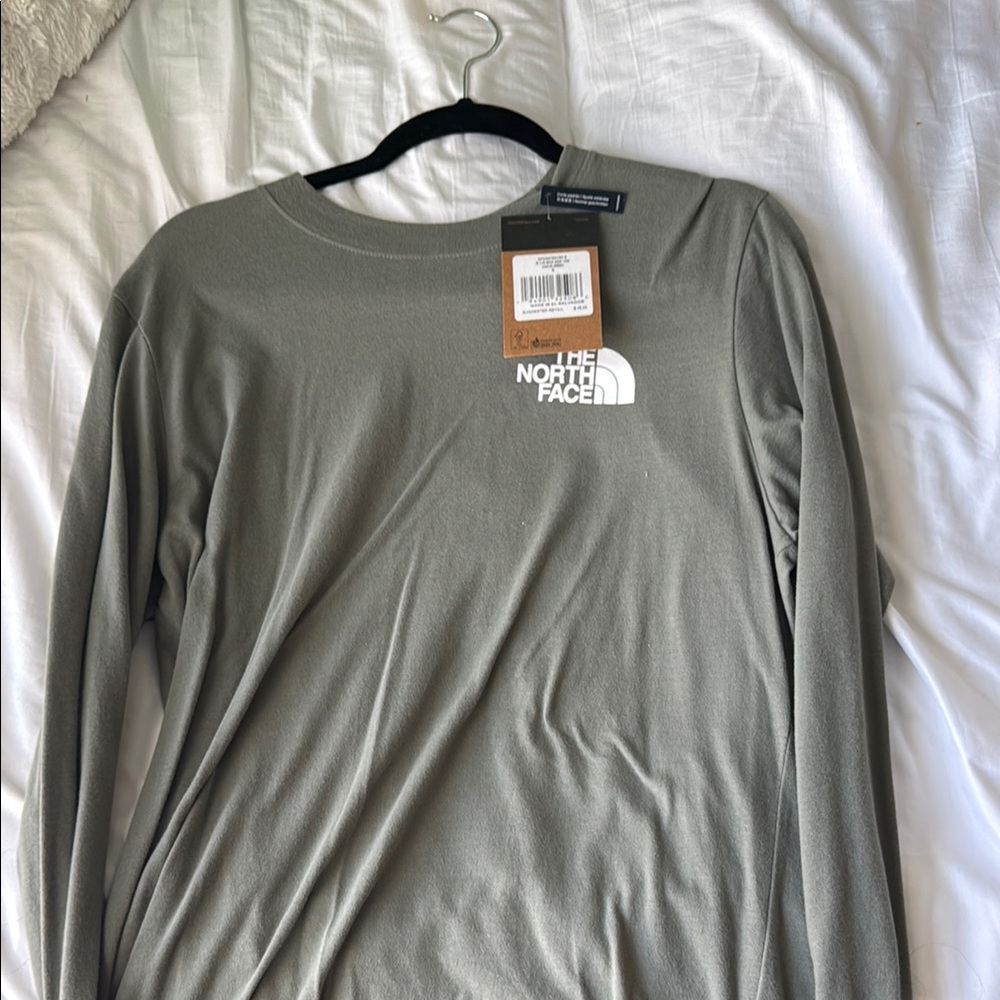 The North Face Gray Long Sleeve Shirt